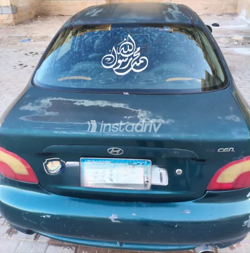 Hyundai Accent 2003 Green Manual Used for Sale in Greater Cairo ( Cairo + Giza) - 2