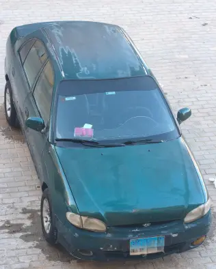 Hyundai Accent 2003 Green Manual Used for Sale in Greater Cairo ( Cairo + Giza)