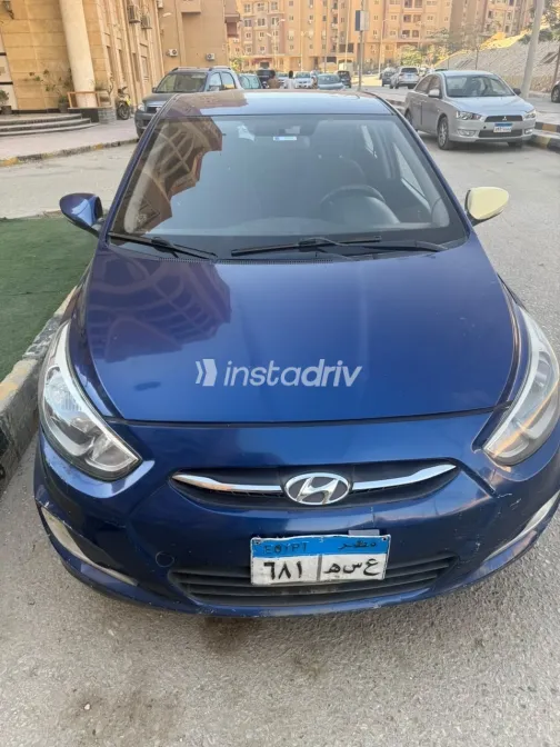Hyundai Accent RB 2016 Blue Automatic Used for Sale in Greater Cairo ( Cairo + Giza) - 5