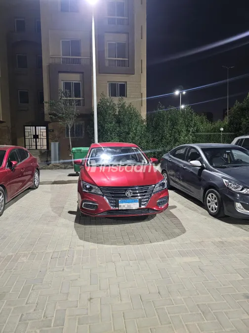MG 5 2022 Red CVT Used for Sale in Greater Cairo ( Cairo + Giza) - 1