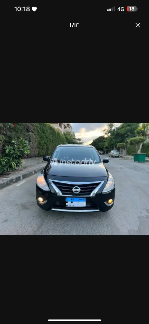 Nissan Sunny 2021 Black Automatic Used for Sale in Greater Cairo ( Cairo + Giza) - 8