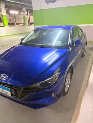 Hyundai Elantra CN7 2022 Blue Automatic Used for Sale in Greater Cairo ( Cairo + Giza)