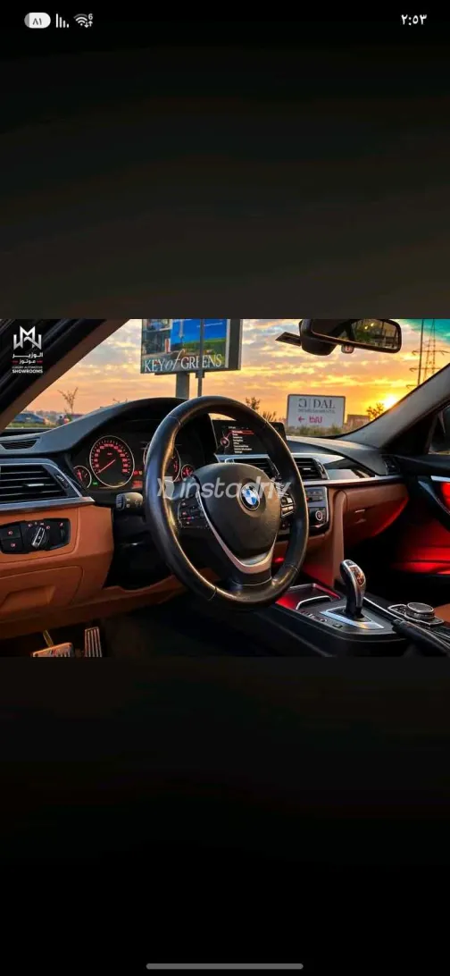 BMW 330 2017 Blue Automatic Used for Sale in Greater Cairo ( Cairo + Giza) - 3