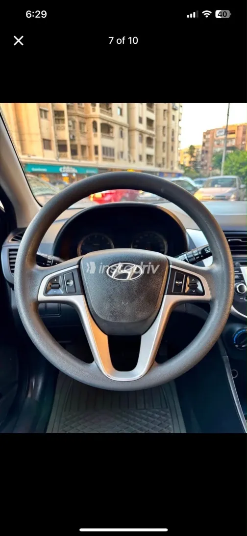 Hyundai Accent RB 2017 Gray Automatic Used for Sale in Greater Cairo ( Cairo + Giza) - 4