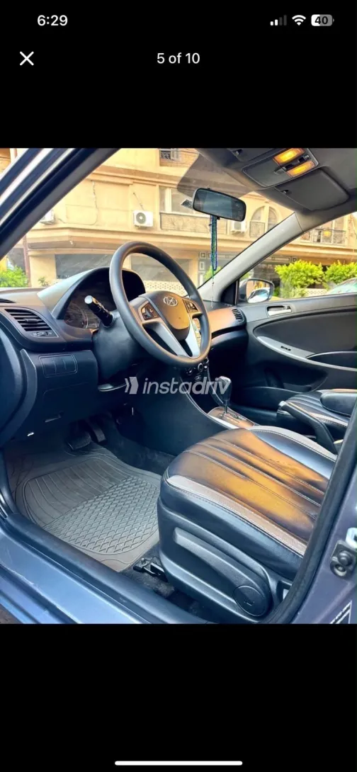 Hyundai Accent RB 2017 Gray Automatic Used for Sale in Greater Cairo ( Cairo + Giza) - 6