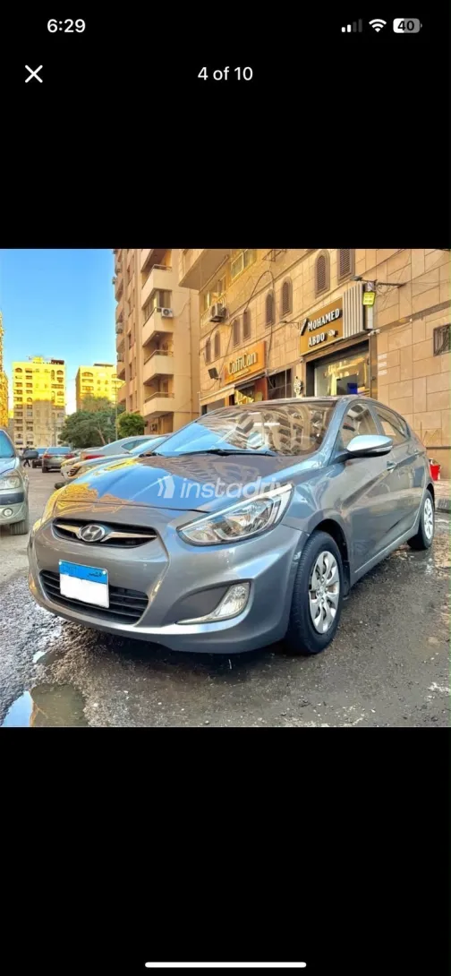 Hyundai Accent RB 2017 Gray Automatic Used for Sale in Greater Cairo ( Cairo + Giza) - 8