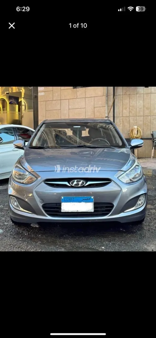 Hyundai Accent RB 2017 Gray Automatic Used for Sale in Greater Cairo ( Cairo + Giza) - 10