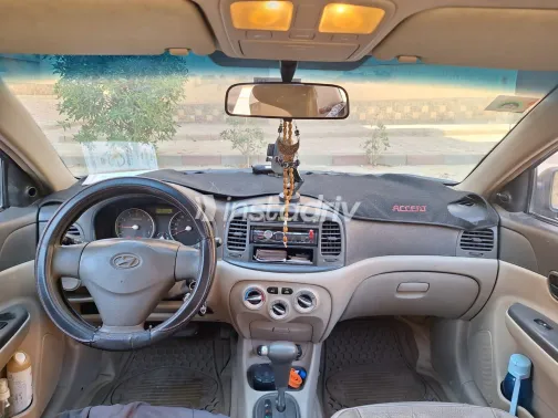 Hyundai Accent 2007 Black Automatic Used for Sale in Greater Cairo ( Cairo + Giza) - 1