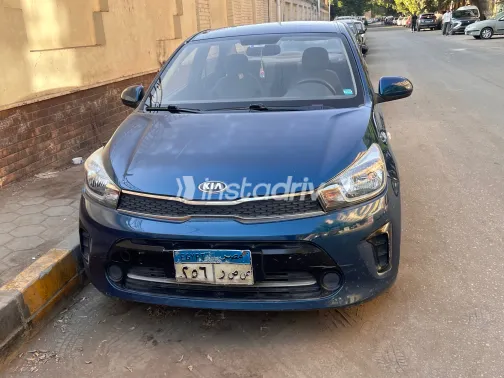 Kia Pegas 2020 Blue Automatic Used for Sale in Greater Cairo ( Cairo + Giza) - 3