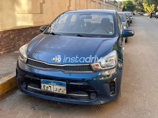 Kia Pegas 2020 Blue Automatic Used for Sale in Greater Cairo ( Cairo + Giza) - 7