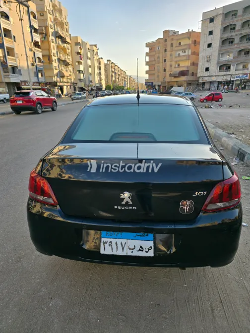 بيجو 301 2019 أسود أوتوماتيك مستعملة للبيع في القاهرة الكبرى ( القاهرة - الجيزة) - 1
