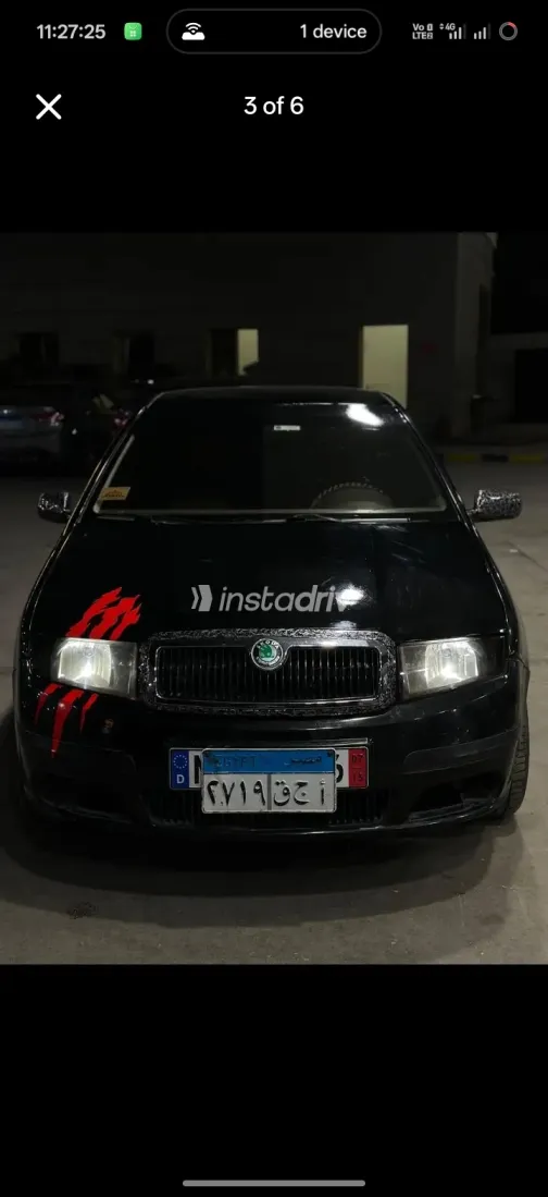 Skoda Fabia 2005 Black Automatic Used for Sale in Greater Cairo ( Cairo + Giza) - 3