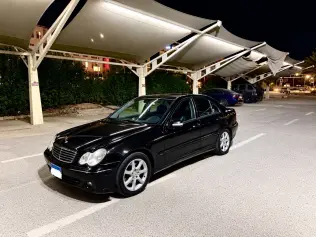 Mercedes C 180 2007 Black Automatic Used for Sale in Greater Cairo ( Cairo + Giza)