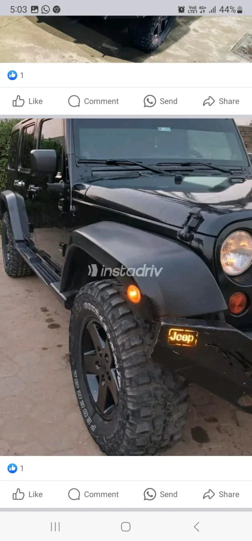 Jeep Wrangler 2012 Black Automatic Used for Sale in Greater Cairo ( Cairo + Giza) - 8