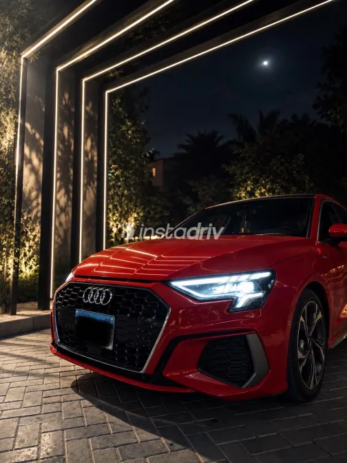 Audi A3 2024 Red Automatic Used for Sale in Greater Cairo ( Cairo + Giza) - 1