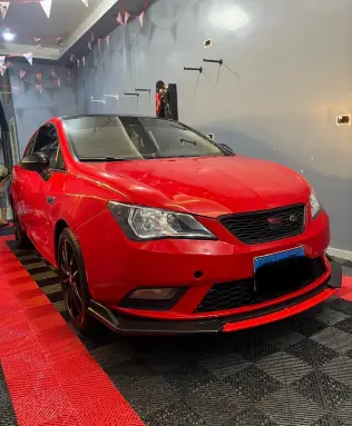Seat Ibiza 2015 Red Automatic Used for Sale in Greater Cairo ( Cairo + Giza)