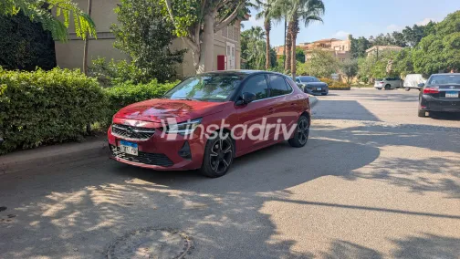 Opel Corsa 2022 Red Automatic Used for Sale in Greater Cairo ( Cairo + Giza) - 3