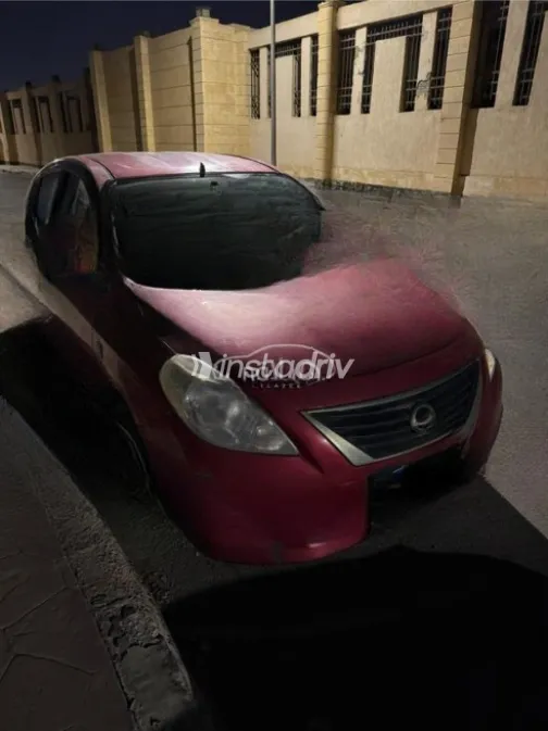 Nissan Sunny 2014 Red Automatic Used for Sale in Al Shorouk - 2