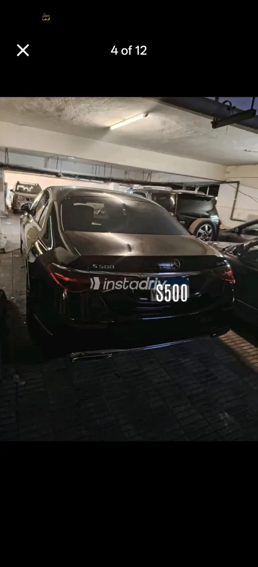 Mercedes S 500 2023 Black Automatic Used for Sale in Greater Cairo ( Cairo + Giza) - 3