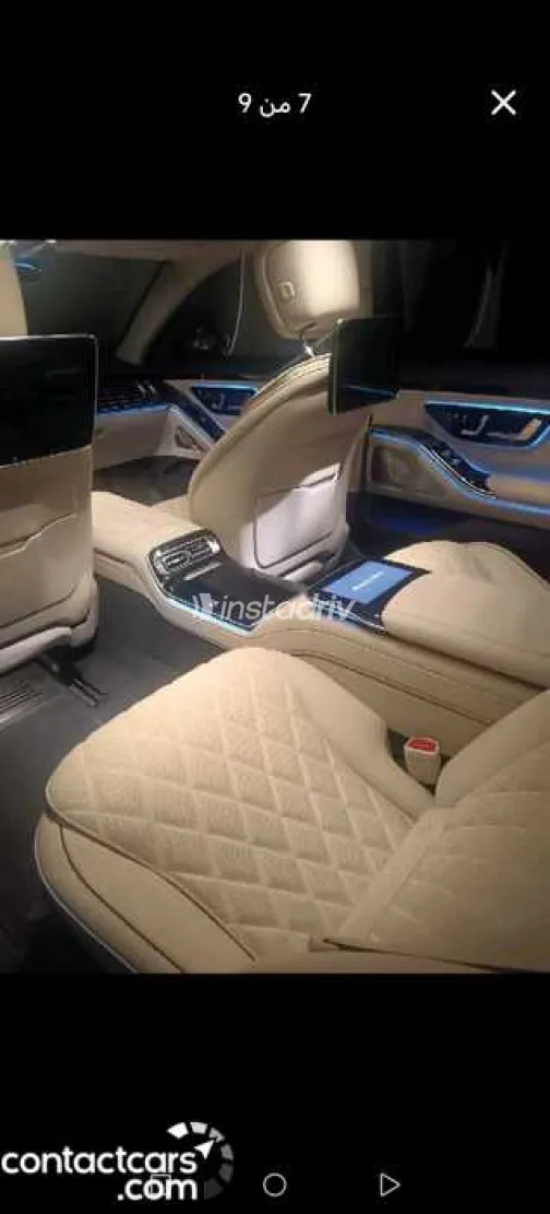 Mercedes S 500 2023 Black Automatic Used for Sale in Greater Cairo ( Cairo + Giza) - 4