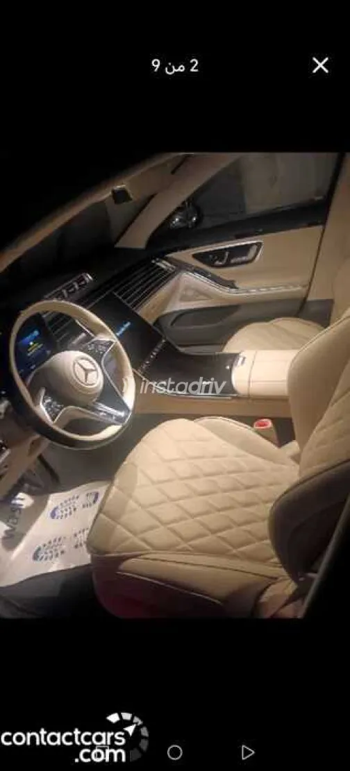 Mercedes S 500 2023 Black Automatic Used for Sale in Greater Cairo ( Cairo + Giza) - 5