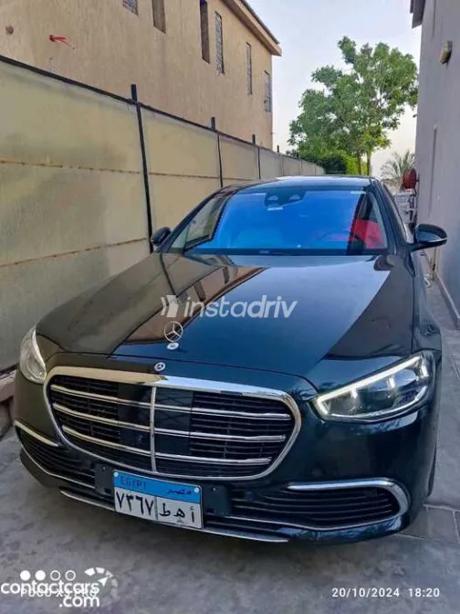 Mercedes S 500 2023 Black Automatic Used for Sale in Greater Cairo ( Cairo + Giza) - 10