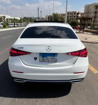 Mercedes C 180 2023 White Automatic Used for Sale in Greater Cairo ( Cairo + Giza)