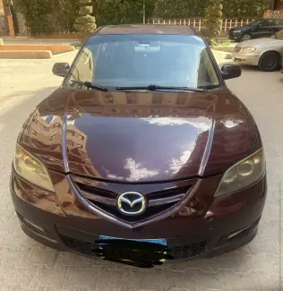 مازدا 3 2009 أحمر غامق أوتوماتيك مستعملة للبيع في الجيزة