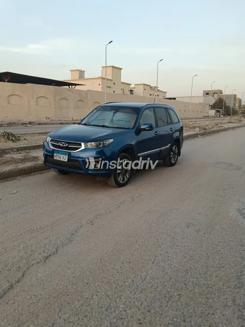 Chery Tiggo 3 2022 Blue Automatic Used for Sale in Greater Cairo ( Cairo + Giza) - 1