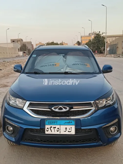 Chery Tiggo 3 2022 Blue Automatic Used for Sale in Greater Cairo ( Cairo + Giza) - 3