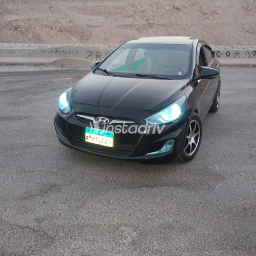 Hyundai Accent RB 2015 Black Automatic Used for Sale in Greater Cairo ( Cairo + Giza) - 2