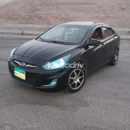 Hyundai Accent RB 2015 Black Automatic Used for Sale in Greater Cairo ( Cairo + Giza) - 4