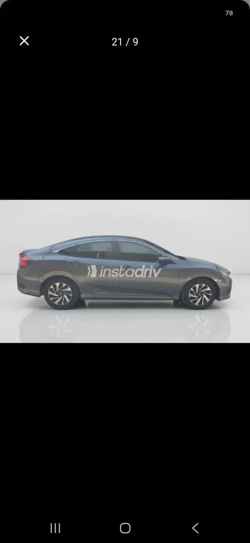 Honda Civic 2017 Gray Automatic Used for Sale in Greater Cairo ( Cairo + Giza) - 2