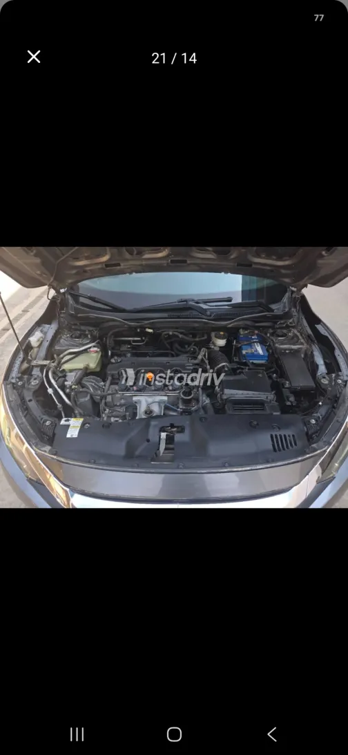 Honda Civic 2017 Gray Automatic Used for Sale in Greater Cairo ( Cairo + Giza) - 8