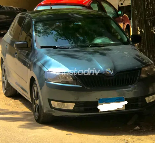 Skoda Rapid 2015 Dark Gray Automatic Used for Sale in Greater Cairo ( Cairo + Giza) - 6