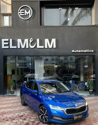 Skoda Octavia A8 2021 Blue Automatic Used for Sale in Greater Cairo ( Cairo + Giza)