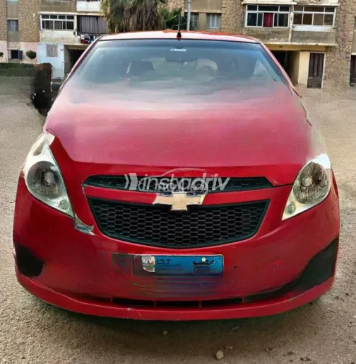 Chevrolet Spark 2012 Red Manual Used for Sale in Suez  - 2