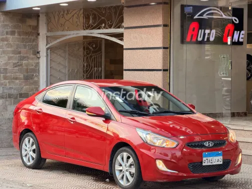 Hyundai Accent RB 2021 Red Automatic Used for Sale in Greater Cairo ( Cairo + Giza) - 1