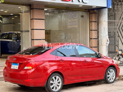 Hyundai Accent RB 2021 Red Automatic Used for Sale in Greater Cairo ( Cairo + Giza) - 3