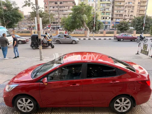 Hyundai Accent RB 2021 Red Automatic Used for Sale in Greater Cairo ( Cairo + Giza) - 4
