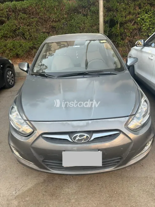 Hyundai Accent RB 2015 Gray Automatic Used for Sale in Greater Cairo ( Cairo + Giza) - 1