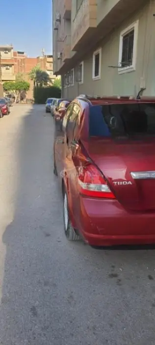 Nissan Tiida 2008 Red Automatic Used for Sale in Cairo