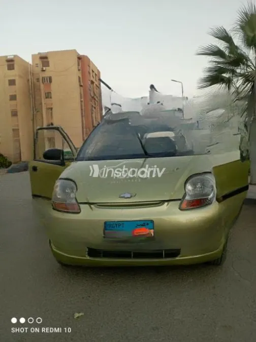 شيفروليه سبارك 2008 أخضر يدوي مستعملة للبيع في حدائق اكتوبر - 1