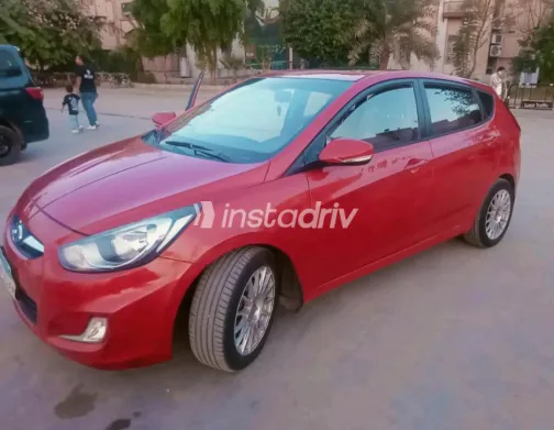 Hyundai Accent 2015 Red Automatic Used for Sale in Greater Cairo ( Cairo + Giza) - 1