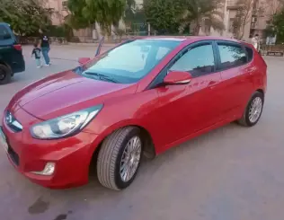 Hyundai Accent 2015 Red Automatic Used for Sale in Greater Cairo ( Cairo + Giza)