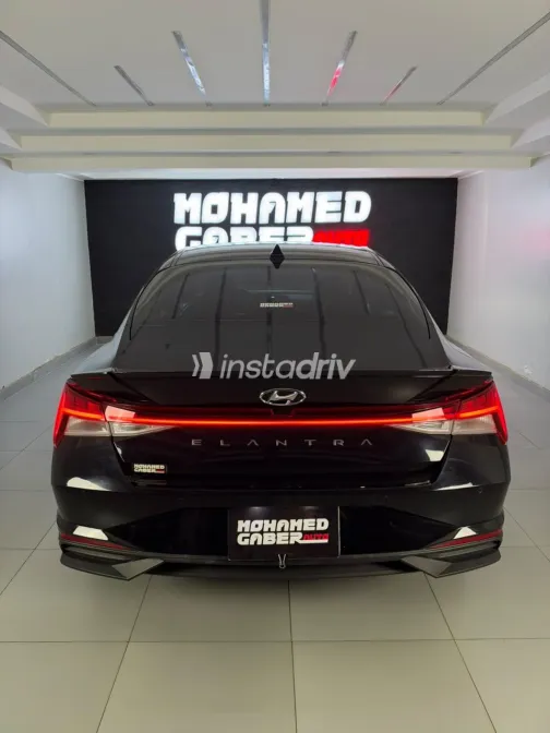 Hyundai Elantra CN7 2021 Black Automatic Used for Sale in Greater Cairo ( Cairo + Giza) - 1