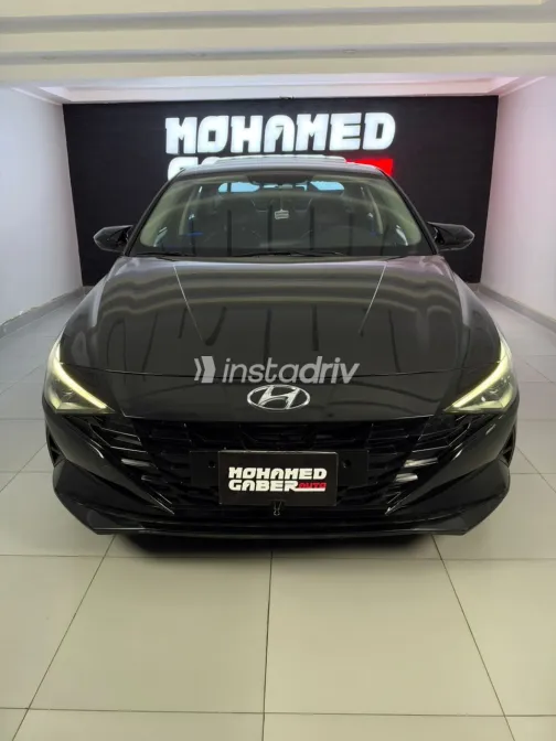 Hyundai Elantra CN7 2021 Black Automatic Used for Sale in Greater Cairo ( Cairo + Giza) - 3