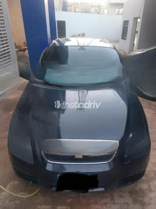 Chevrolet Aveo 2009 Black Manual Used for Sale in Al Shorouk - 3