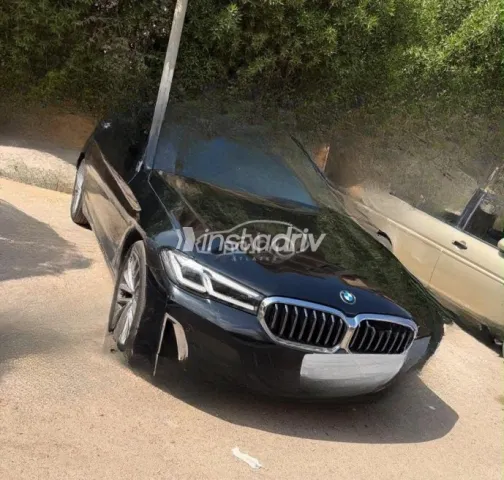 BMW 520 2023 Black Automatic Used for Sale in Cairo - 1