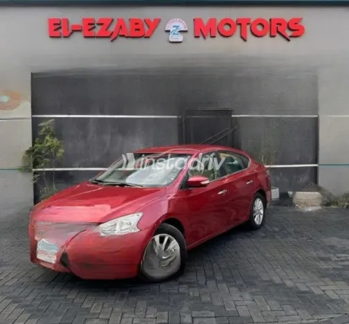 Nissan Sentra 2025 Red Automatic Used for Sale in Nasr city - 3